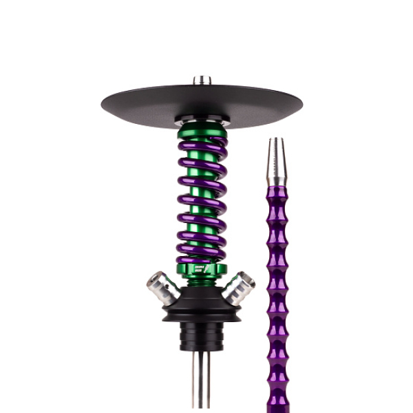 Кальян Mamay Customs Coilovers Micro Anod Green Фиолетовый Лак в Сыктывкаре