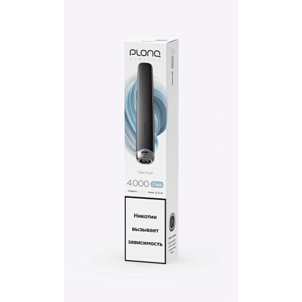 Электронка Plonq Plus Pro Black Чистый 4000 затяжек в Сыктывкаре