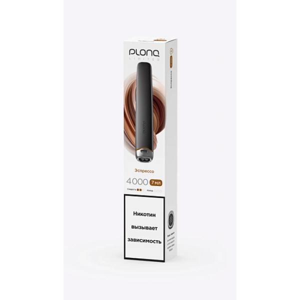 Электронка Plonq Plus Pro Black Эспрессо 4000 затяжек в Сыктывкаре