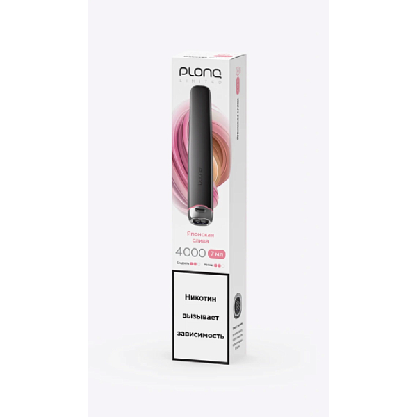 Электронка Plonq Plus Pro Black Японская Слива 4000 затяжек в Сыктывкаре