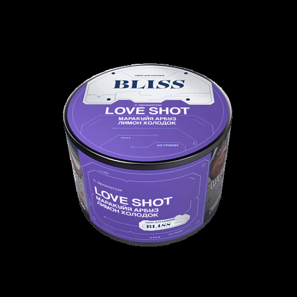 Табак Bliss Love Shot Маракуйя Арбуз Лимон Холодок 40 грамм в Сыктывкаре