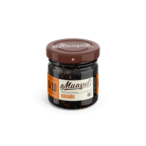 Табак Muassel Extra Strong Папайя 40 грамм в Сыктывкаре