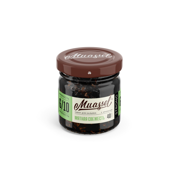 Табак Muassel Extra Strong Мятная Свежесть 40 грамм в Сыктывкаре