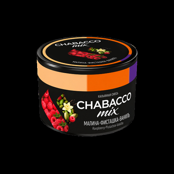 Бестабачная смесь Chabacco Mix Raspberry Pistachio Vanilla Малина Фисташка Ваниль Medium 40 грамм в Сыктывкаре